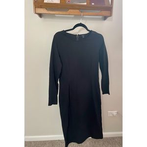NEW YEAR SALE! J. Crew black midi dress